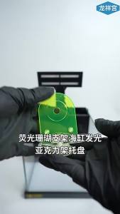 【X】Acrylic Fluorescent Coral Rack 1Pcs SPS Frag Bracket Plug Holder Growing Platform for Aquariums