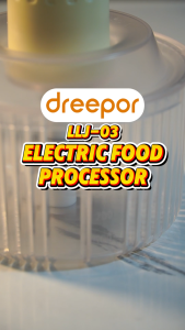 Dreepor Electric Food Processor Chopper for Garlic Vegetable Baby Food Electric Power Mincer Mixer Multi-functional Electric Food Chopper Blender