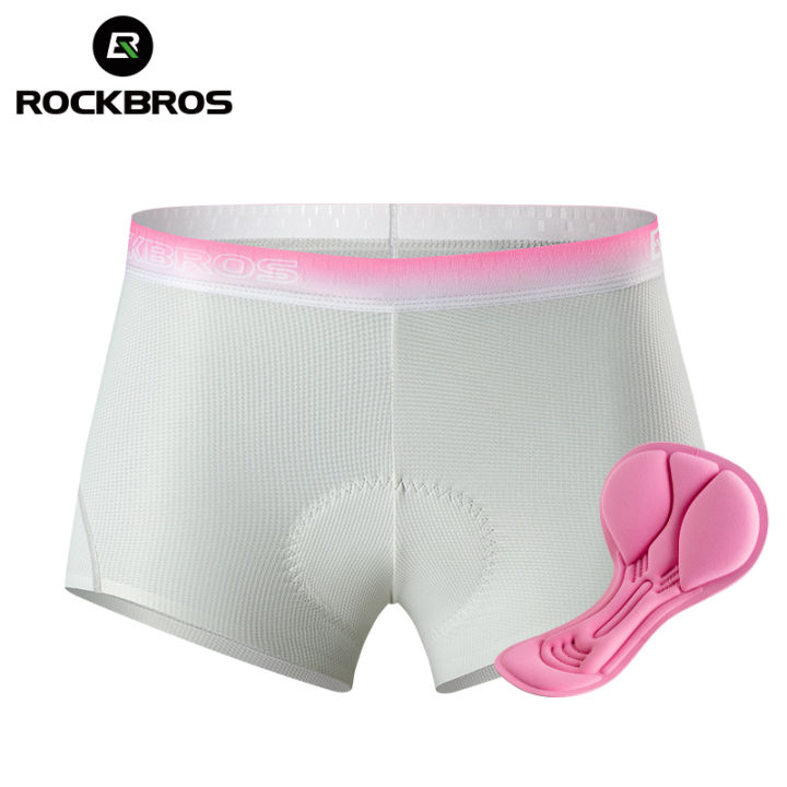 ROCKBROS Women Cycling Shorts Shockproof Sponge Padding Bike