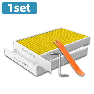 Lanke Cabin Air Filter Kit Built-in Filter Fit For Tesla Model 3 Model Y1107681-00-A1107681-00-BCAF10080CCF12774FP25015