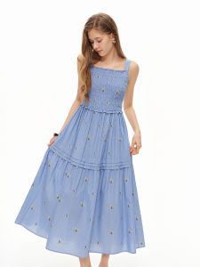 DUSHU | Halter Neck Floral Dress Summer Holiday