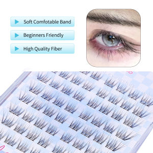 No-Glue False Eyelashes Self Adhesive DIY Lash Extension Kit Lash Clusters Needed DIY Lash Extension Pre Glued Cluster Lashes