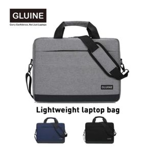 GLUINE 9268 Lightweight Tas laptop bag with Shoulder strap & Luggage Strap 156 Inch