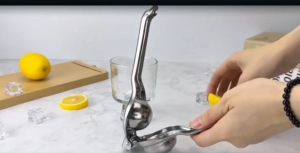(HPJ2) Hand Press Juicer Stainless Steels Pemerah Lemon Alat Perah