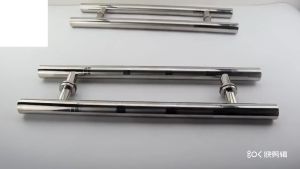 【MC】Heavy duty stainless steel frosted black push pull door handle glass door wood door handle grab bar