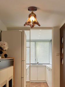 DGY | French Retro Style Wooden Ceiling Light