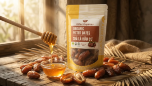 Chà là hữu cơ tách hạt (Organic Pitted Dates) - Aztec Organics - 300g