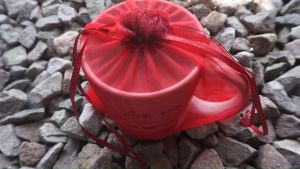 Kantong Tile Souvenir 16 x 18 cm/ Gelas Mug/ 50 pcs