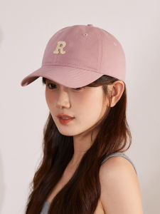 Easiest for Match Do Not Pick People R Standard Baseball Cap Girls Big Head Circumference Soft Peaked Cap Rose Pink Pure Cotton Deep Top Hat Men