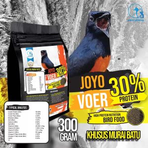 BELI 1 GRATIS 1 | MAKANAN BURUNG MURAI | VOER BURUNG MURAI | VOER HARIAN | VOER NUTRISI KOMPLIT | VOER PROTEIN (KHUSUS MURAI BATU) 30% 300GR