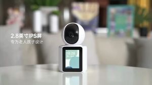 [ แอพ iM Cam ไม่มีโฆษณา ] กล้องวงจรปิดในบ้าน โทรออกได้ มีจอแสดงภาพและเสียง Video Calling Smart Camera C30 Pro