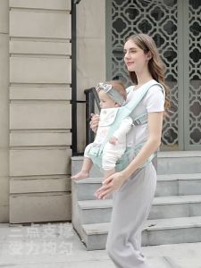 ผู้ให้บริการทารกผู้ให้บริการทารกที่มีช่องเก็บที่นั่งใต้ที่นั่งผู้ให้บริการทารกที่มีกระเป๋าเป้สะพายหลังที่ถอดออกได้ Baby Carrier Soft Cotton