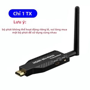 VIKEFON 1080P HDMI Bộ Thu Phát Video Âm Thanh Không Dây Bộ Mở Rộng Cho PS4 Camera Laptop PC Sang Tivi Màn Hình Máy Chiếu 1 TX-4 RX