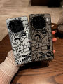 LingRong Phone Case for IQOO13 NEO10 Transparent Full Cover Creative Graffiti Design Anti-Fall Protection for Men And Women. 
