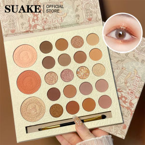 SUAKE 23 Color Eyeshadow Palette Glitter Matte Eyeshadow blush Palette with brush