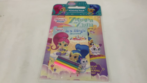 Shimmer & Shine Activity Pack with Colouring Book Activity Pad Colour Pencils For Kids