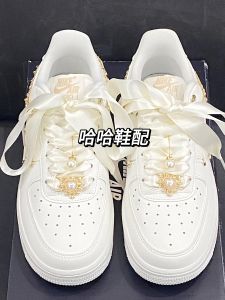 Gold-Plated Haha รองเท้า Laces จี้ Letter Clasp ทหาร DIY อุปกรณ์เสริมที่ถอดออกได้แขวนเครื่องประดับ