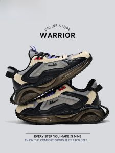 Mens Casual Running Shoes Soft Bounce Popcorn Sole Lightweight Breathable Mesh Upper Trendy Student Sport Sneakers