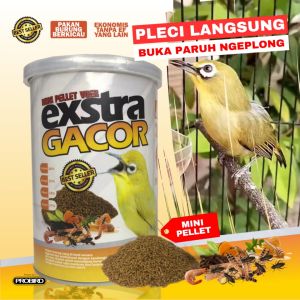 Voer mini pellet pleci ciblek glatik extra gacor probird
