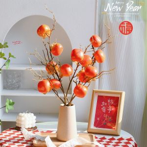 Trụ Hoa Quả Lê Trang Trí Phòng Khách Mùa Thu Trụ Hoa Giả Trang Trí Nhà Mới Quà Tặng Bó Hoa Tươi Trụ Hoa Quả Lê Trang Trí Nhà Mới