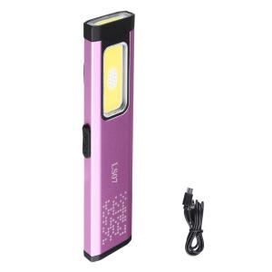 New Keychain Flashlight Multi-functional Portable USB Rechargeable Mini Torch Light With Magnet For Outdoor Hiking Camping