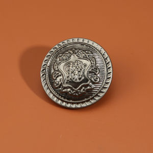 High-End Vintage British Style Copper Skin Button for Mens Suit Decorative Metal Fastener Jacket Coat Accessory Small