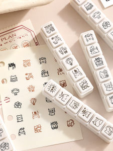 XINMO | Cute Cat Mood Stamps for Weather and Holidays Decorative Stamps