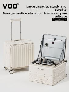 VCC | Aluminum Frame Side Opening Lightweight Cabin Trolley Luggage 18 Inch