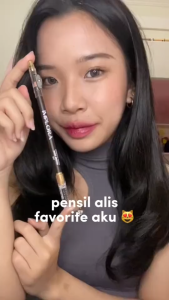 Implora Eyebrow Pencil/Pencil Alis | Pigmented Natural Look | Cocok untuk sehari hari | Easy to Use