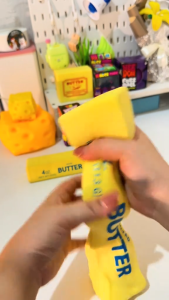 Super Soft Slow Rebound Butter Stick Squishy Toy Wet Feel Stress Relief Squeeze Toy for Kids Adults