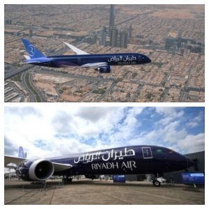 Mô Hình Máy Bay Riyadh Airways B787 47CM Có Chân Đế Mô Hình Máy Bay Tỷ Lệ Lớn Dành Cho Bé Trai Đồ Chơi Trang Trí Bằng Nhựa Resin