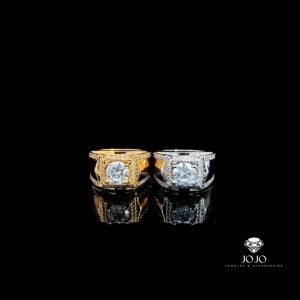 N1292 Nhẫn nam có lót lòng đính đá CZ cao cấp JOJO