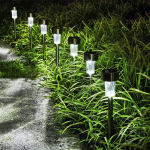 10 Pack Solar Outdoor Lights: Solar Garden Light LED Landscape Lighting Waterproof Pathway Lights Decor Yard Walkway Lawn Patio