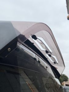 Toyota Prado 3400 FJ90 95 Beijing Auto Road Tyr Rear Windshield Sunshade Rain Guard Modification Aftermarket Auto Accessories