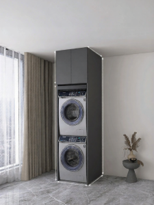 MAKEMINGTUO | Washing and Drying Integrated Laundry Cabinet Full Aluminum Honeycomb Panel With Scrubbing Board