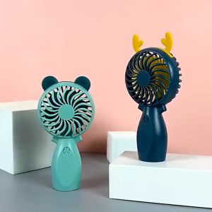 DRHL0598 Kipas Angin Genggam Model Telinga Kipas Angin Mini Fan Recharger Portable Kipas Tangan Mini