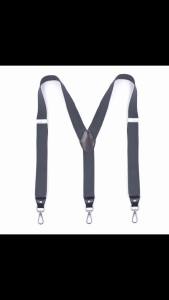 Mens Suspenders Adjustable Y-Back Suspenders with Elastic Straps Durable Strong Clips Suspenders for Work