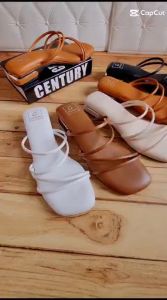 ABBUSHOES AJ 49 Sendal wanita hak tahu bilqis 2cm