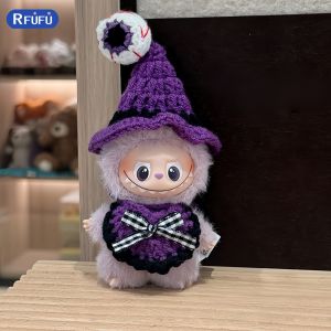 ชุดแฟนซีฮาโลวีนลายฟักทองสำหรับตุ๊กตา Labubu รุ่น V4 หวาน น่ารัก ชุดตุ๊กตา ชุดสูท ชิ้น สำหรับตุ๊กตาขนาด 10 ซม หรือ เด็กผู้หญิง ชุดสูทable ผ้าฝ้าย ชุดของเล่นเสื้อผ้าตุ๊กตา