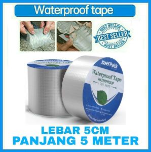 Lakban Anti Bocor Anti Air Tahan Panas Aluminium Foil Asphalt Tambal Atap Lem Talang Serba Guna Duct Tape Tahan Panas Panjang 3 Dan 5 Meter - Lazada