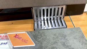 Phễu thoát nước mưa thoát ngang KAG-TS122-D90 phễu thoát nước vách tường hành lang ban g KAG-TS121A-D60