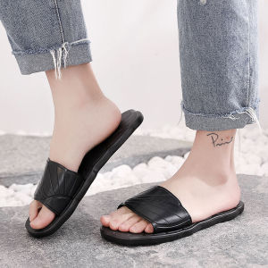 Home Slippers Mens Indoor Flats Summer Couple Bathroom Non Slip Bedroom Beach Dad Slippers Plastic