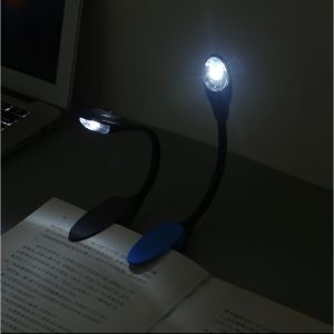 Book Light Clip Led Reading Lamp Clip Mini Flexible Portable Lampu Baca Buku Jepit