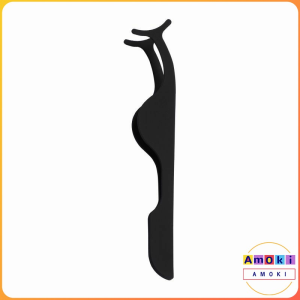 Amoki Curved Eyelash Curler Plastic False Eyelash Clip Aids For Grafting Eyelashes Arc Mouth Clip