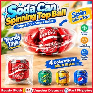 Kebidu 2 cái nhỏ sáng tạo lon Sô đa con quay bồn chồn trượt Báo Chí & trượt có thể Đồ chơi móc khóa căng thẳng Relief Spinner cho bàn văn phòng giảm lo lắng Relief Dụng cụ giải trí