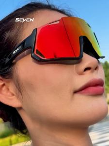 SCVCN Photochromic Cycling Glasses UV400 MTB Clear Mountain Bike Transition Bicycle Sunglasses for Men Women Sports Eyewear