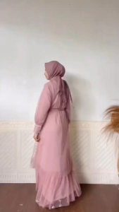 Meisya Dress Tilledot Dress wanita terbaru Dress kondangan Dress brukat Gamis wanita model terbaru
