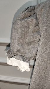 Dress Anak Perempuan Import Lengan Pendek Renda Kerah Pita Polosan