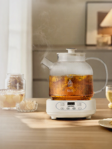 Small Office Glass Health Pot Multi-Function Water Boiling And Soup Making Integrated Tea Brewing Device Home Use 897