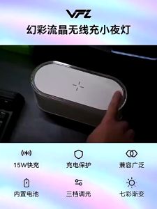 Đèn Ngủ Kiêm Sạc Không Dây M01 Xiaomi - 3 Hiệu Ứng Ánh Sáng Êm Dịu Dễ Ngủ - Sạc Không Dây Xiaomi - Tương Thích Với Mọi Điện Thoại - Sạc Không Dây Đa Năng - Sạc Không Dây Iphone - Sạc Không Dây Samsung - Đèn Ngủ Decor Phòng